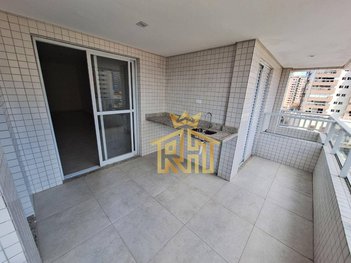 apartment em Rua Pero Vaz de Caminha, Aviação - Praia Grande - SP