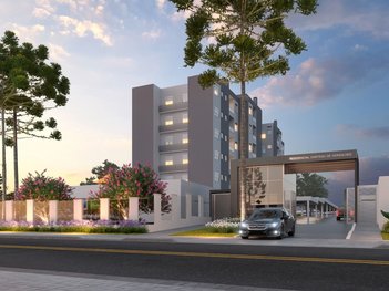 apartment em Avenida José Gulin, Bacacheri - Curitiba - PR