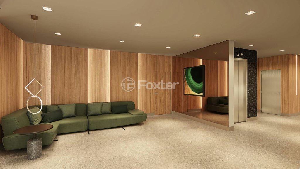 hall-de-entrada-moderno-com-sofa-verde