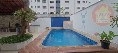 house em Rua Osvaldo Sampaio, Aviação - Praia Grande - SP
