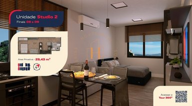 apartment em Rua Paula Ramos, Coqueiros - Florianópolis - SC