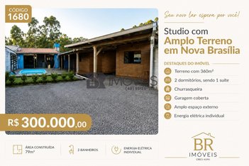 house em Rua Maria Angélica Pacheco, Nova Brasília - Imbituba - SC