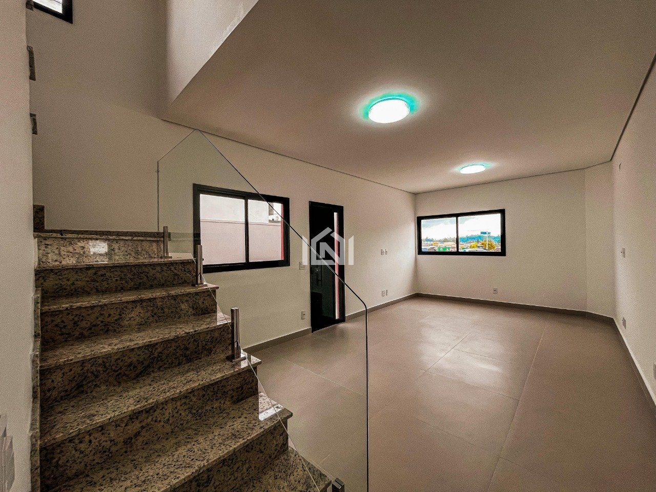 casa a venda no condominio the square village - sala de estar e jantar