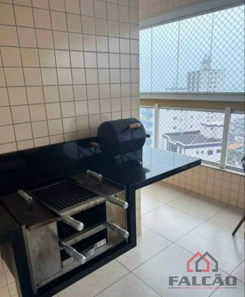 apartment em Rua Gonçalves Dias, Ocian - Praia Grande - SP