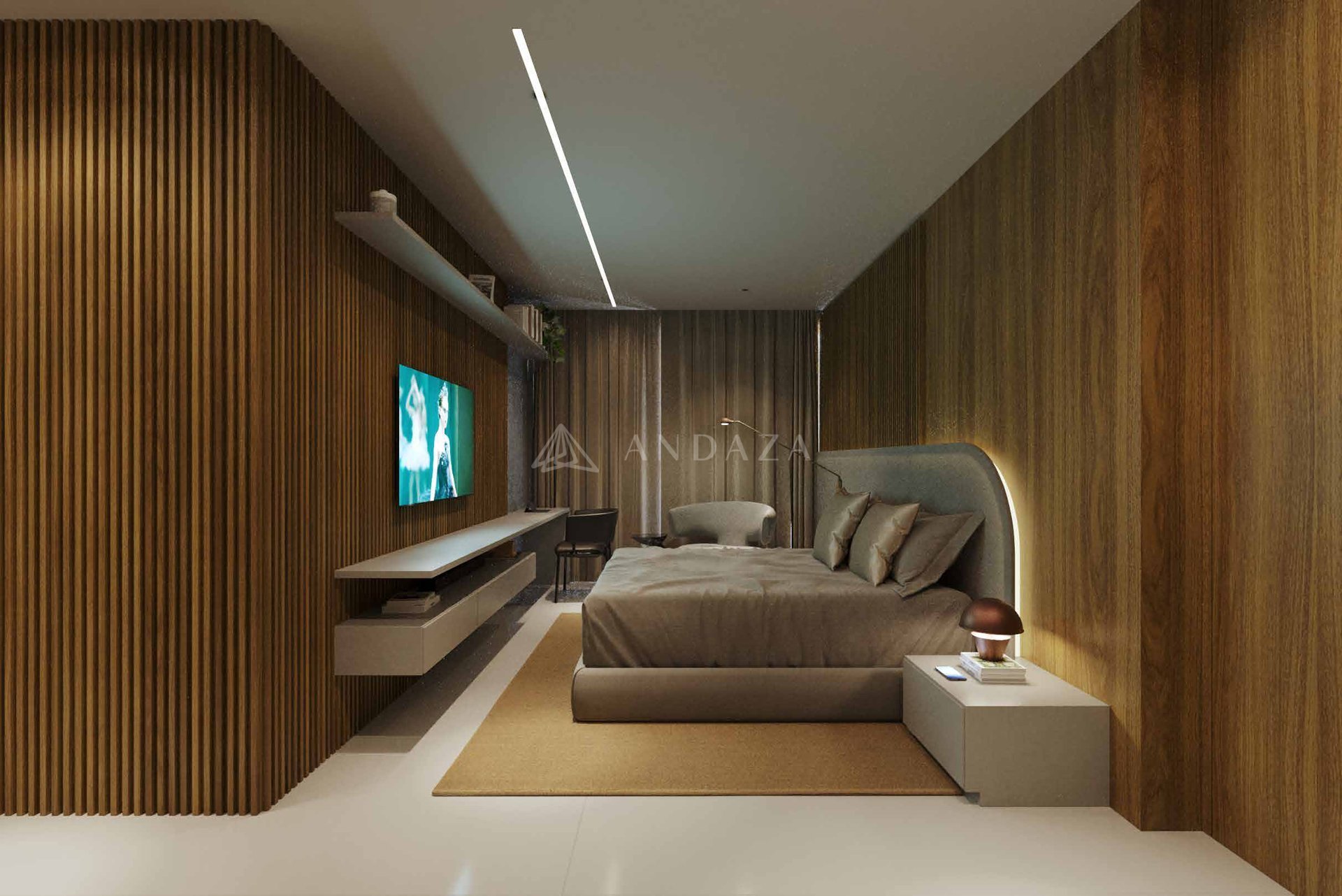 Suíte - sugestão de decoração
