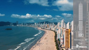 apartment em Avenida Atlântica, Centro - Balneário Camboriú - SC