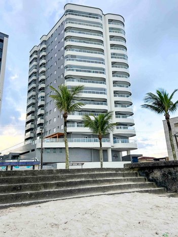 apartment em Avenida Presidente Kennedy, Guilhermina - Praia Grande - SP