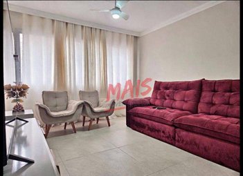 apartment em Rua Jorge Tibiriçá, Gonzaga - Santos - SP