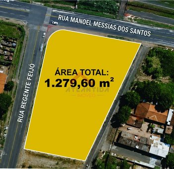land_lot em Rua Regente Feijó, Vila Mineira - Andradina - SP