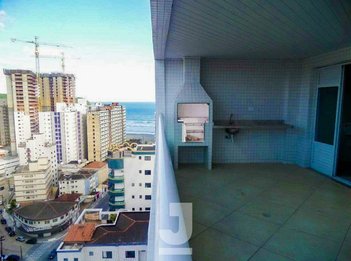 apartment em Rua Copacabana, Guilhermina - Praia Grande - SP