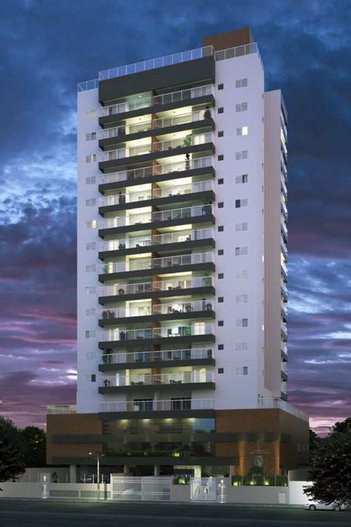 apartment em Rua Alameda das Américas, Guilhermina - Praia Grande - SP