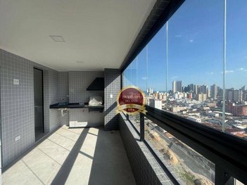 apartment em Rua Mário Tamashiro, Canto do Forte - Praia Grande - SP
