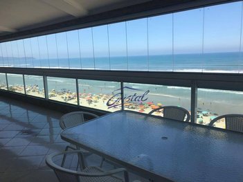 apartment em Avenida Presidente Kennedy, Guilhermina - Praia Grande - SP