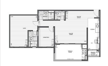 apartment em Rua Doutor Rubens Awada, Jardim - Santo André - SP
