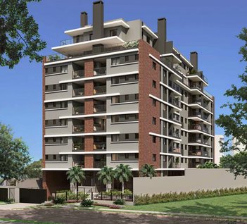 apartment em Rua José Cadilhe, Água Verde - Curitiba - PR