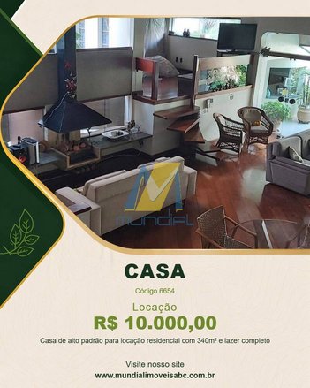 house em Rua João Ribeiro, Campestre - Santo André - SP