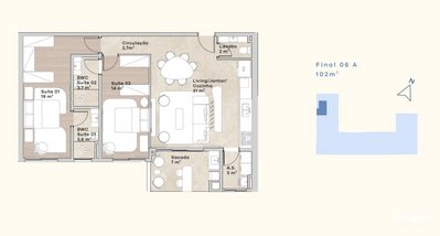 apartment em Avenida Tom Traugott Wildi, Praia Brava - Florianópolis - SC