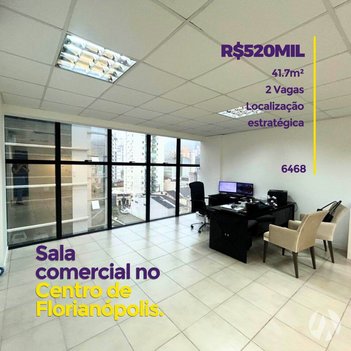 office em Rua Emílio Blum, Centro - Florianópolis - SC
