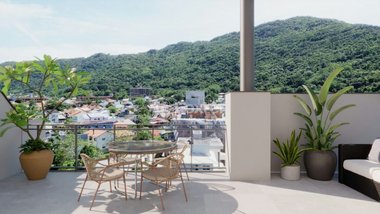apartment em Rua da Escova de Garrafa, Cachoeira do Bom Jesus - Florianópolis - SC