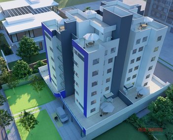 apartment em Norte, Santa Branca - Belo Horizonte - MG