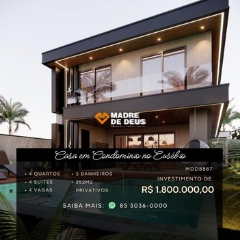 house em Anel Viário, Cidade Alpha - Eusébio - CE