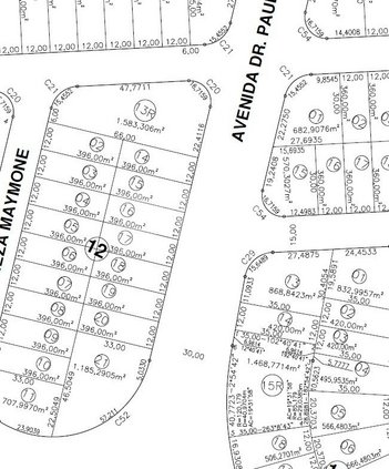 land_lot em Avenida Doutor Paulo Adolfo Bernard, Vivendas do Bosque - Campo Grande - MS
