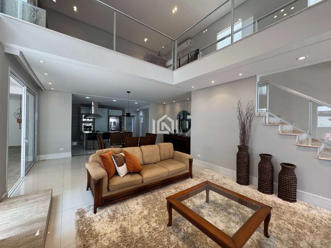 casa a venda no condominio reserva santa maria - salas