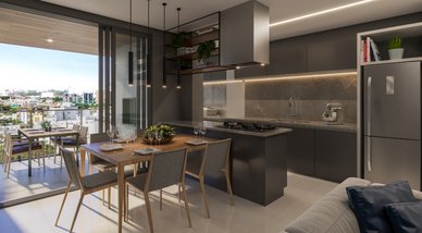 apartment em Rua Bom Jesus, Juvevê - Curitiba - PR