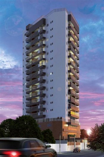 apartment em Avenida Presidente Castelo Branco, Canto do Forte - Praia Grande - SP