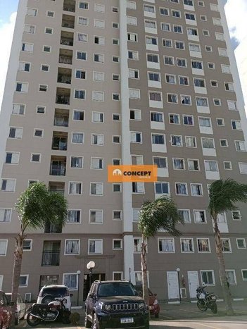 apartment em Rua João Antônio Cebriam, Chácara Bela Vista - Poá - SP