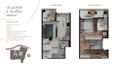 apartment em Natalicia Pereira, João Paulo - Florianópolis - SC