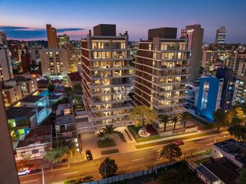 apartment em Alameda Augusto Stellfeld, Centro - Curitiba - PR