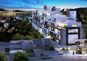 apartment em Rua da Fonte, Coqueiros - Florianópolis - SC