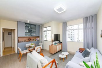 apartment em Rua Bernardo Guimarães, Lourdes - Belo Horizonte - MG