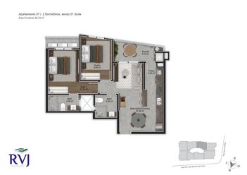 apartment em Lauro Linhares, Trindade - Florianópolis - SC