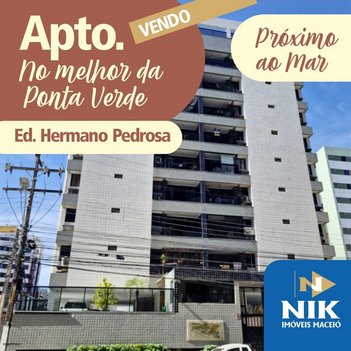 apartment em Rua Durval Guimarães, Ponta Verde - Maceió - AL