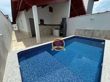 house em Rua Georgia, Flórida Mirim - Mongaguá - SP