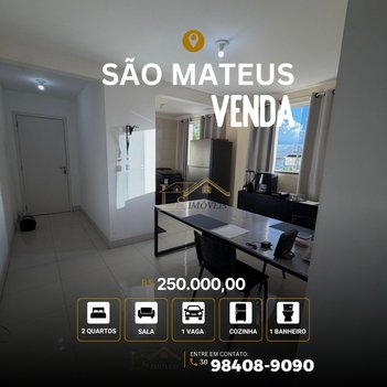 apartment em Rua B, São Mateus - Montes Claros - MG