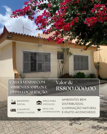 house em Rua Júnior Rocha, Parque Manibura - Fortaleza - CE
