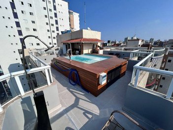 apartment em Rua Xavantes, Tupi - Praia Grande - SP