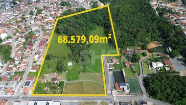 land_lot em Rua Bruno Hoeltgebaum, Fortaleza - Blumenau - SC