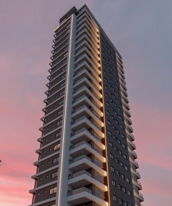 apartment em Rua 300, Meia Praia - Itapema - SC