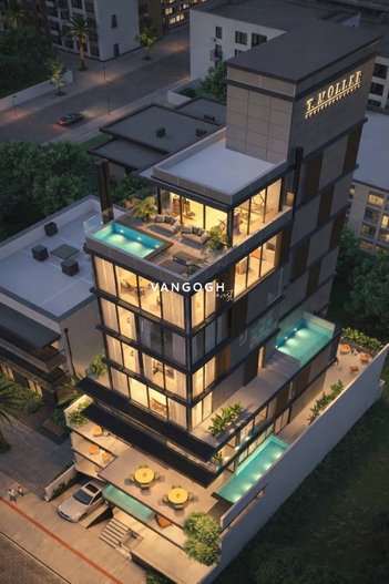 apartment em Avenida Carlos Drumond de Andrade, Praia Brava de Itajaí - Itajaí - SC