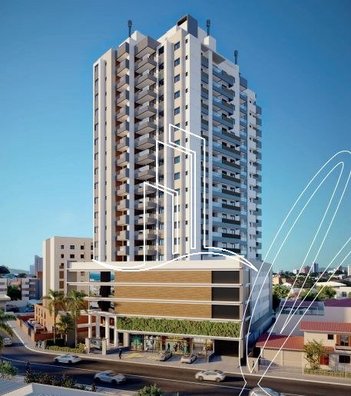 apartment em Rua das Camélias, Kobrasol - São José - SC