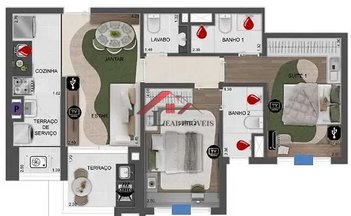 apartment em Rua Vinte e Oito de Julho, Fundação - São Caetano do Sul - SP