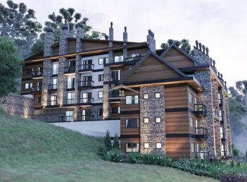 apartment em Avenida Borges de Medeiros, Centro - Gramado - RS