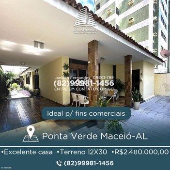 house em Avenida Professor Victal Barbosa, Ponta Verde - Maceió - AL