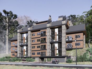 apartment em Borges de Medeiros, Centro - Gramado - RS
