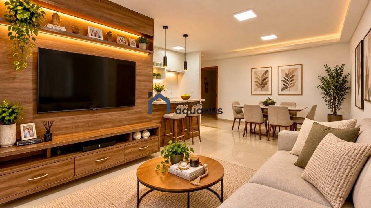 Sala de estar e jantar