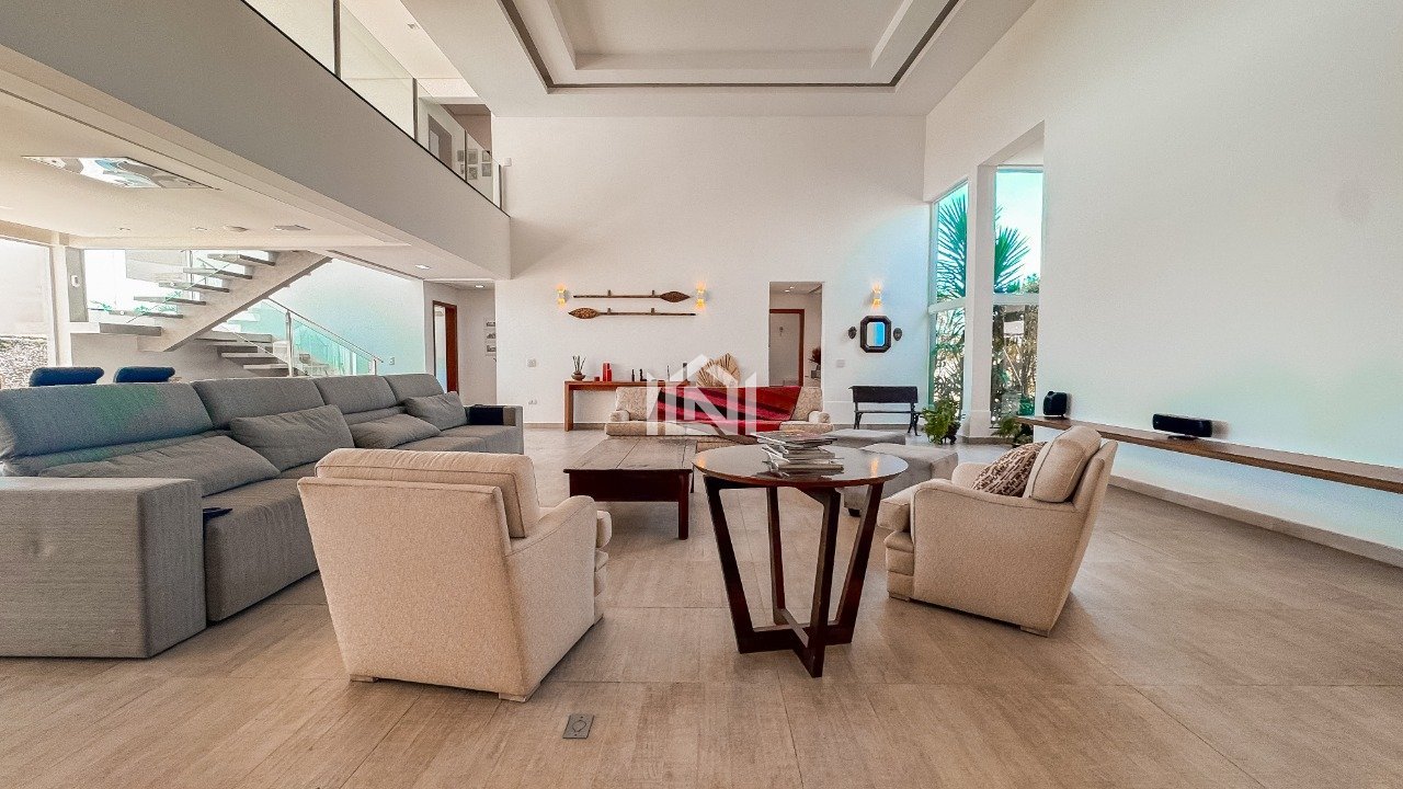 Casa a venda no condominio Granja Viana II - Sala de televisao, estar e jantar